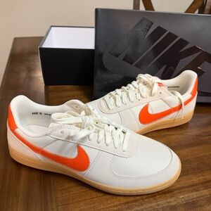 Nike Men's White and Orange Sneakers Nike field general brand new